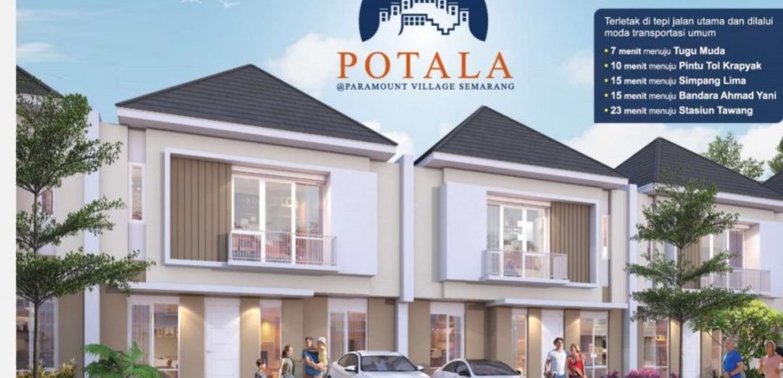 Rumah Dijual : Type Potala L8, Perum Paramount, Jl. Simongan, Semarang